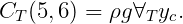 CT (5, 6) = ρg∀Tyc.